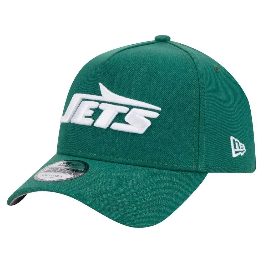 New Era New York Jets A-Frame 9Forty Mens OS Green Adjustable Snap Hat JAX50